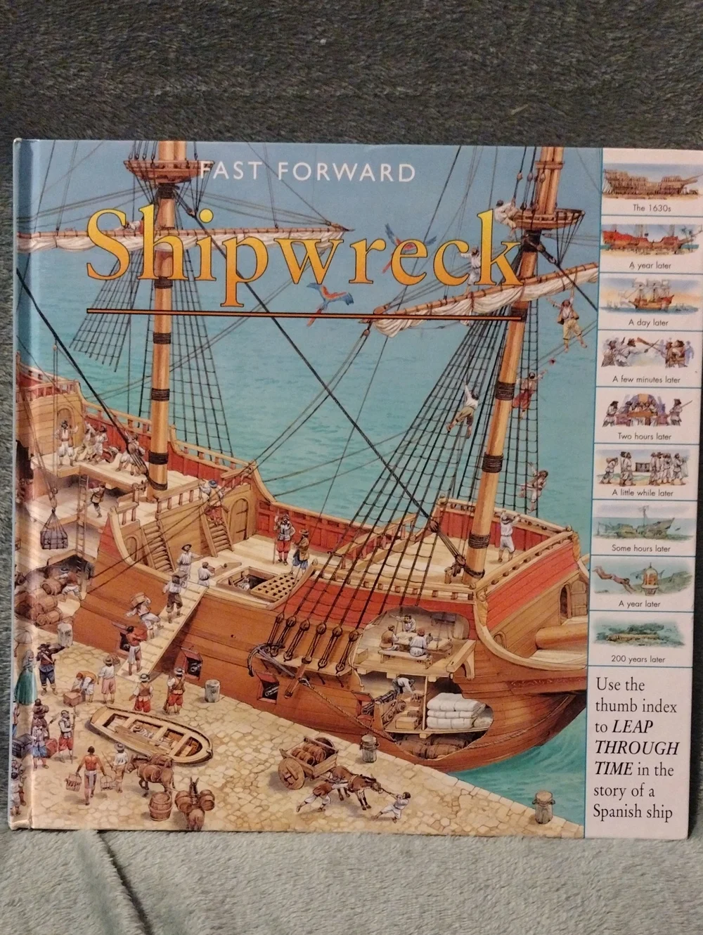 3/$15 - Shipwreck (Fast Forward) Interactive Picture Book For Children Hardcover